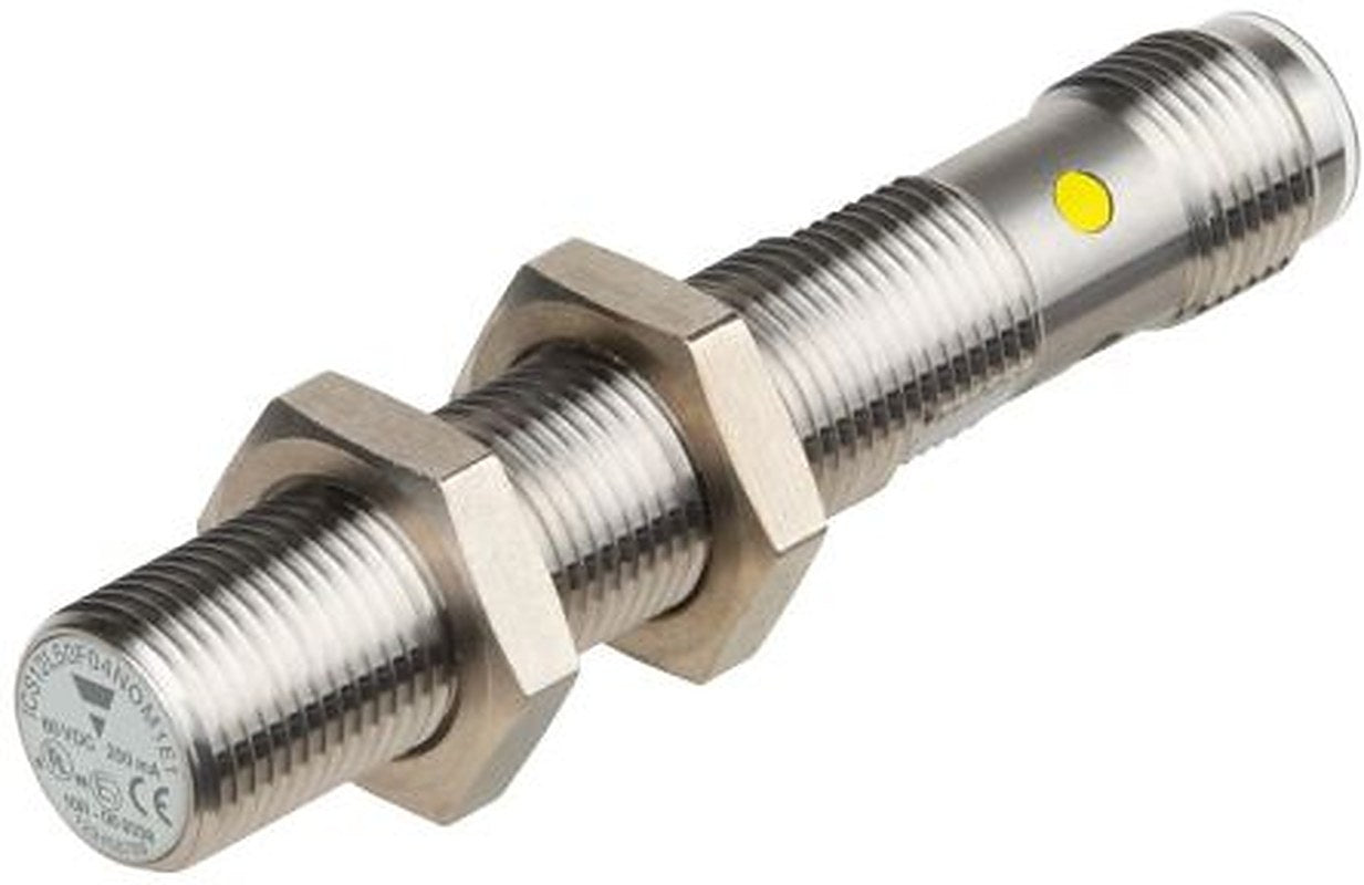 Carlo Gavazzi ICS12L50F04NCM1E1 Threaded Barrel Inductive Proximity Sensor, M12 NPN ICS12 60V dc 4 mm 60 V dc 200mA