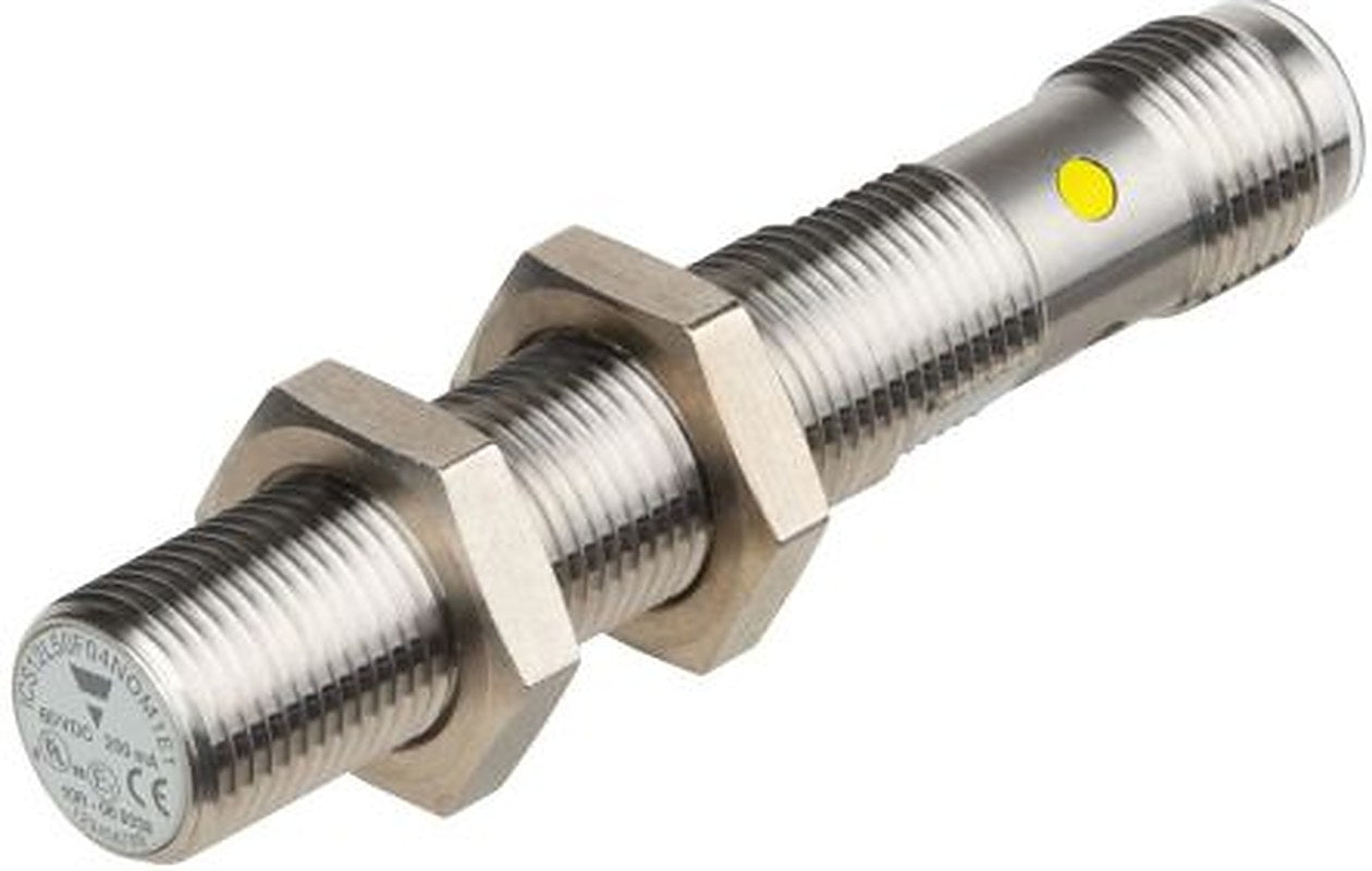 Carlo Gavazzi ICS12L50F04NOM1E1 Threaded Barrel Inductive Proximity Sensor, M12 NPN ICS12 60V dc 4 mm 60 V dc 200mA