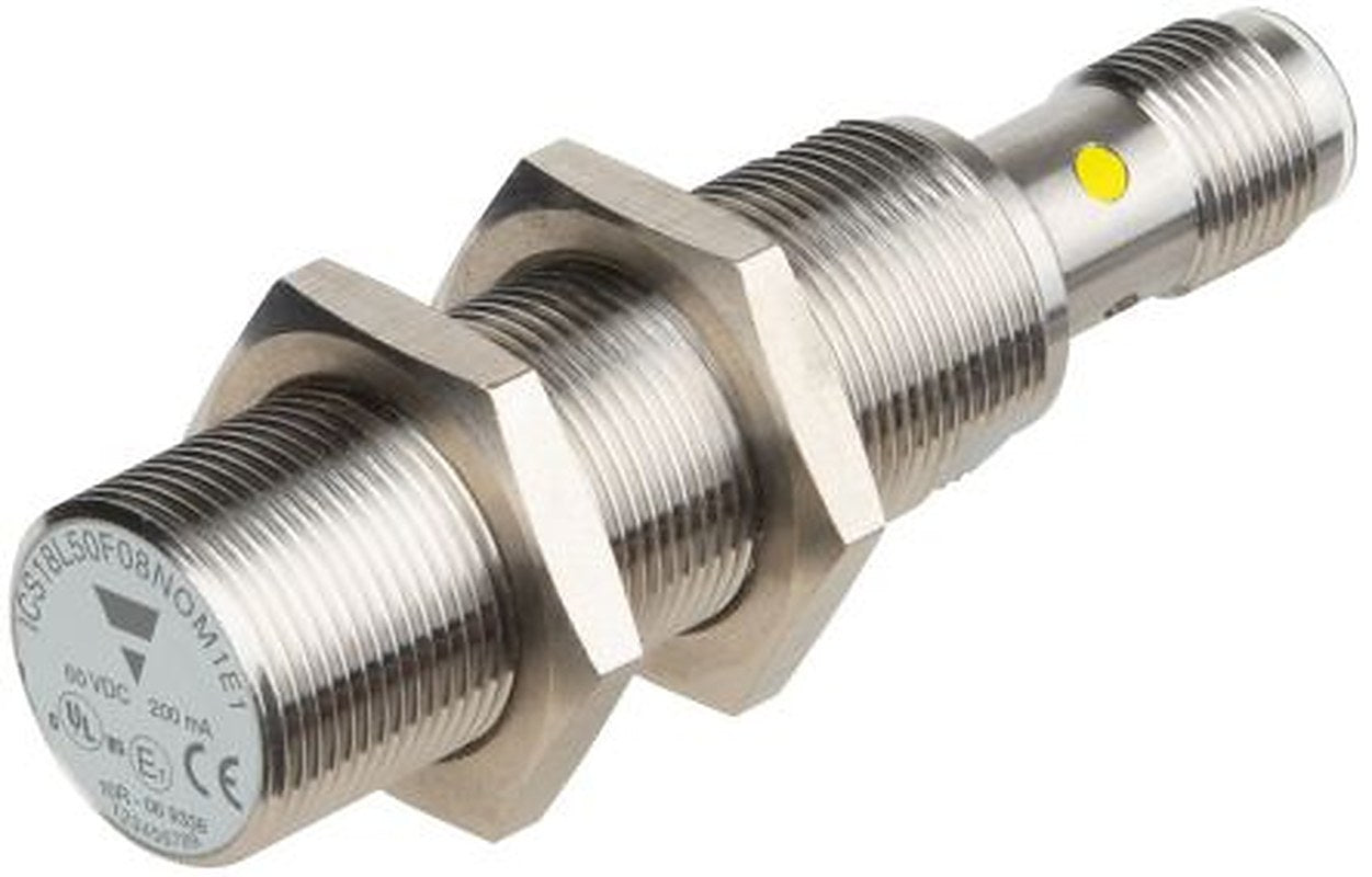 Carlo Gavazzi ICS18L50F08POM1E1 Threaded Barrel Inductive Proximity Sensor, M18 PNP ICS18 60V dc 8 mm 60 V dc 200mA
