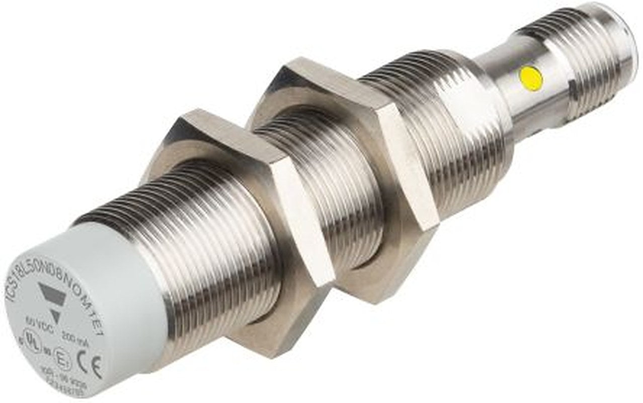 Carlo Gavazzi ICS18L50N14POM1E1 Threaded Barrel Inductive Proximity Sensor, M18 PNP ICS18 60V dc 14 mm 60 V dc 200mA