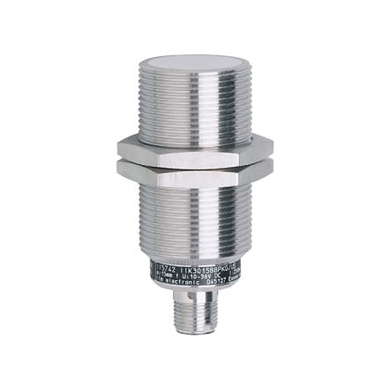 ifm electronic II5742 Threaded Barrel Inductive Proximity Sensor, M30 x 1.5 PNP II 36V dc 15 mm 36 V dc 200mA