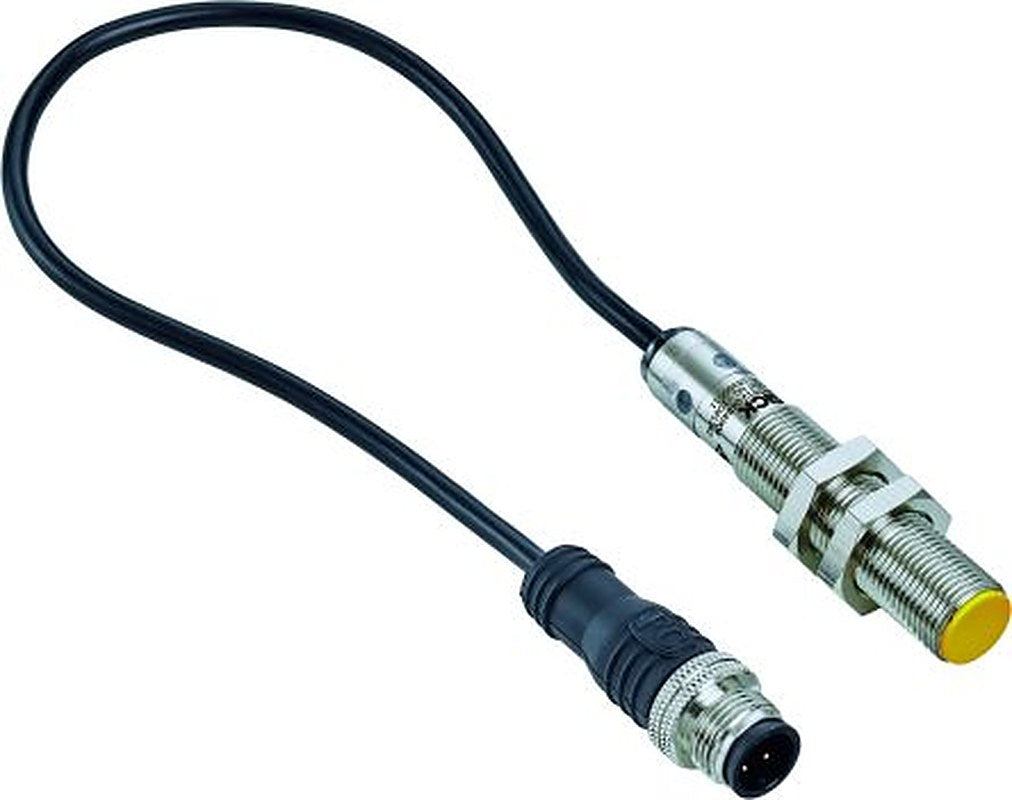 SICK IME2S Series Inductive Non-Contact Safety Switch, Nickel Plated Brass Housing, 28.8V dc, 2 NO, M12