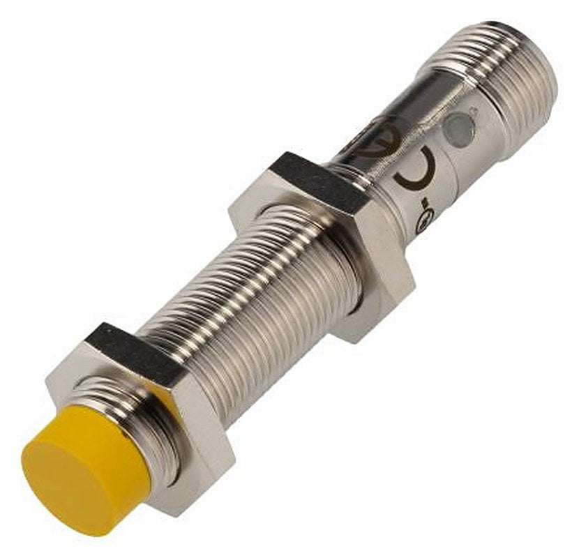 SICK IME2S Series Inductive Non-Contact Safety Switch, Nickel Plated Brass Housing, 28.8V dc, 2 NO, M12