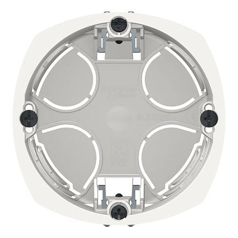 Schneider Electric Multifix White Junction Box, IP20, Wall Mount, 1 Gangs 67 mm 67mm 40 mm