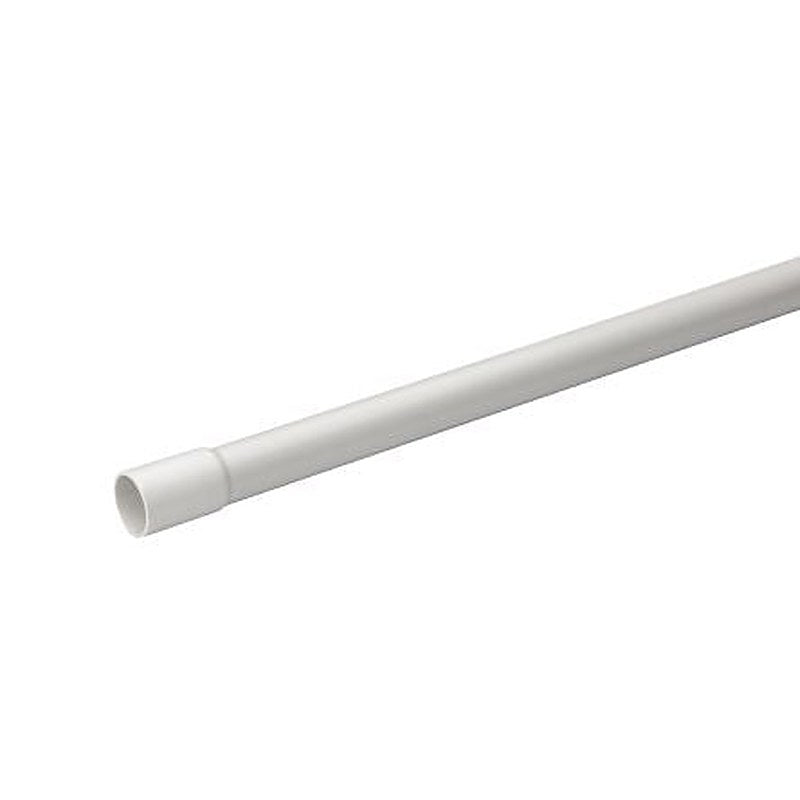 Schneider Electric, 21.4 mm Nominal Diameter, Polyvinyl Chloride, White