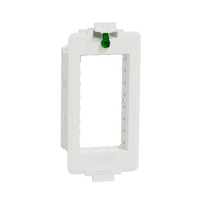 Schneider Electric White Cover Plate Plastic Mounting Frame