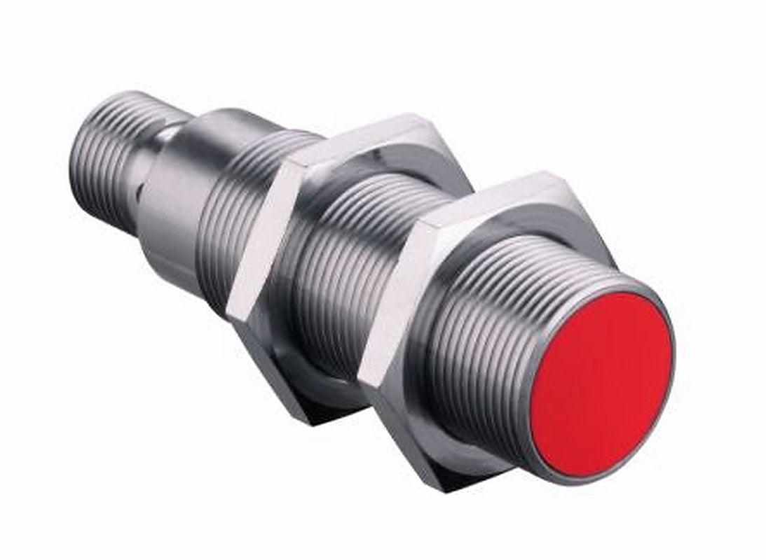 Leuze IS 218MM/4NO-8E0-S12 Cylindrical Inductive Proximity Sensor, M18 x 1 PNP 218 30V 8 mm 30 V dc 200mA