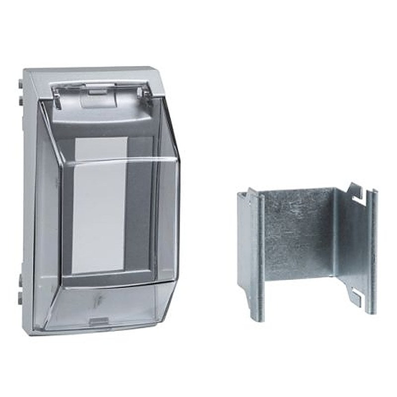 Schneider Electric OptiLine 45 Silver, W72mm x D90 mm, L45 mm, Aluminium