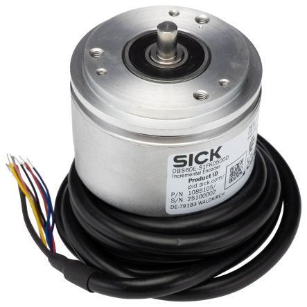 SICK DBS60 Core Series Incremental Incremental Encoder 30V, 5000 ppr ppr, TTL, HTL Signal, Solid Type, 6 mm Shaft