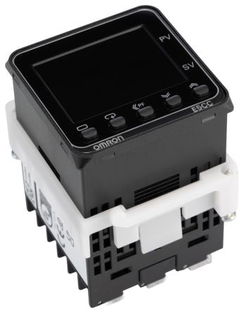 Omron E5CC Panel Mount PID Temperature Controller 2 Input, 1 Output Solid State Relay 240V ac On-Off