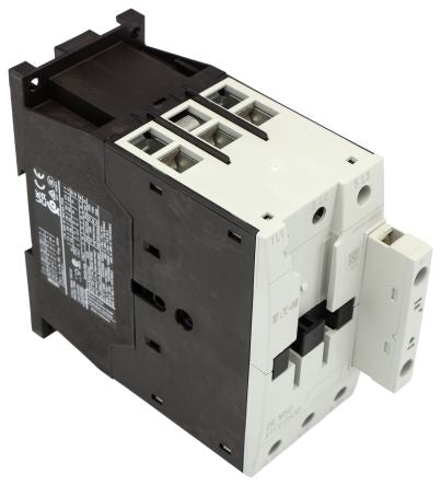 Eaton DILM Contactor, 400V ac Coil, 3-Pole, 50 A, 22 kW 400V ac, 3 NO, 400V ac