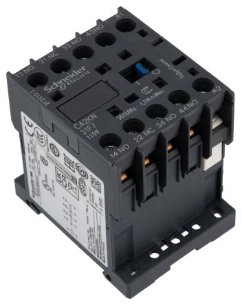 Schneider Electric TeSys K Contactor, 110V ac Coil, 4-Pole, 10 A, 3 NO/1 NC, 690V ac