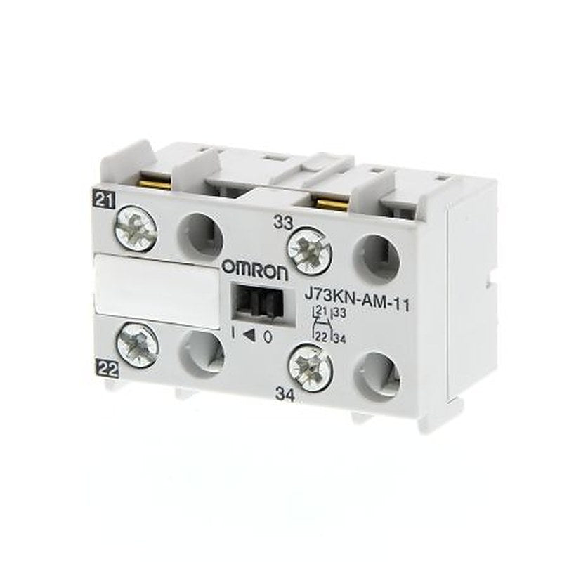 Omron Contact, 2 Contact, 1 NO/1 NC, J73KN, DIN Rail, 3 A, 230V, J73KN-AM-11