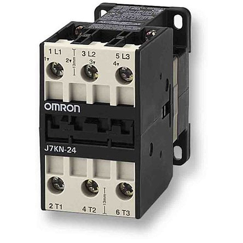 Omron J7KN Contactor, 110V ac Coil, 3-Pole, 24 A, 11 kW 115V, 3 NO
