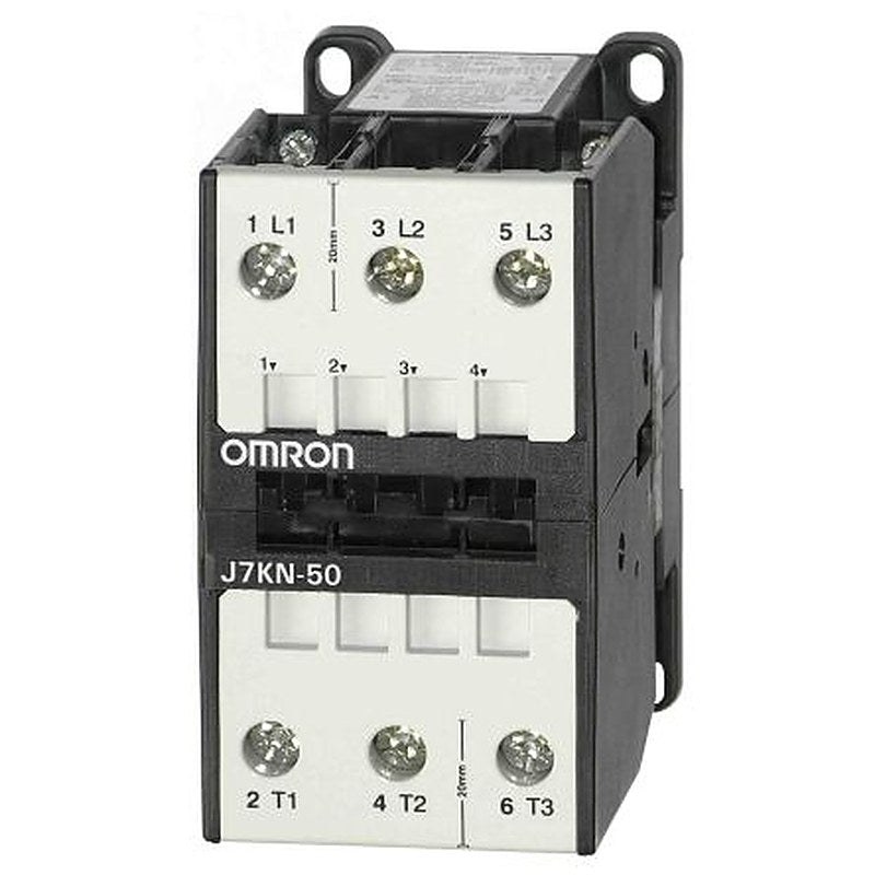 Omron J7KN Contactor, 24V Coil, 3-Pole, 50 A, 22 kW, Screw