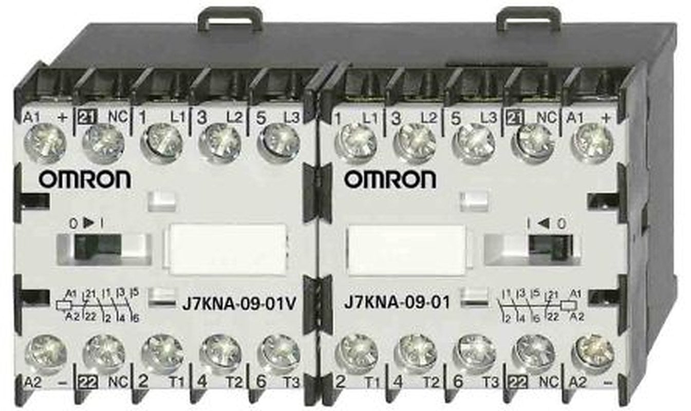Omron J7KNA Contactor, 230V ac Coil, 3-Pole, 9 A, 4 kW 45V, 3 NO, 415V