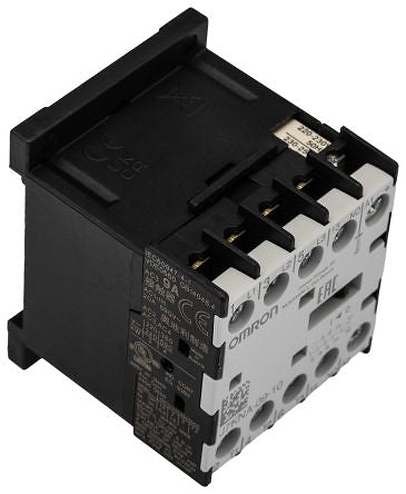 Omron J7KNA Contactor, 230V ac Coil, 3-Pole, 9 A, 4 kW 230V ac, 1 NO, 888V
