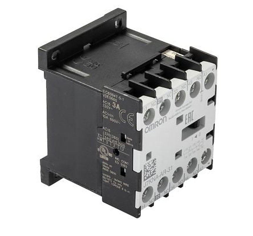 Omron J7KNA Contactor, 230V ac Coil, 4-Pole, 10 A 230V ac, 3 NO/1 NC, 888V