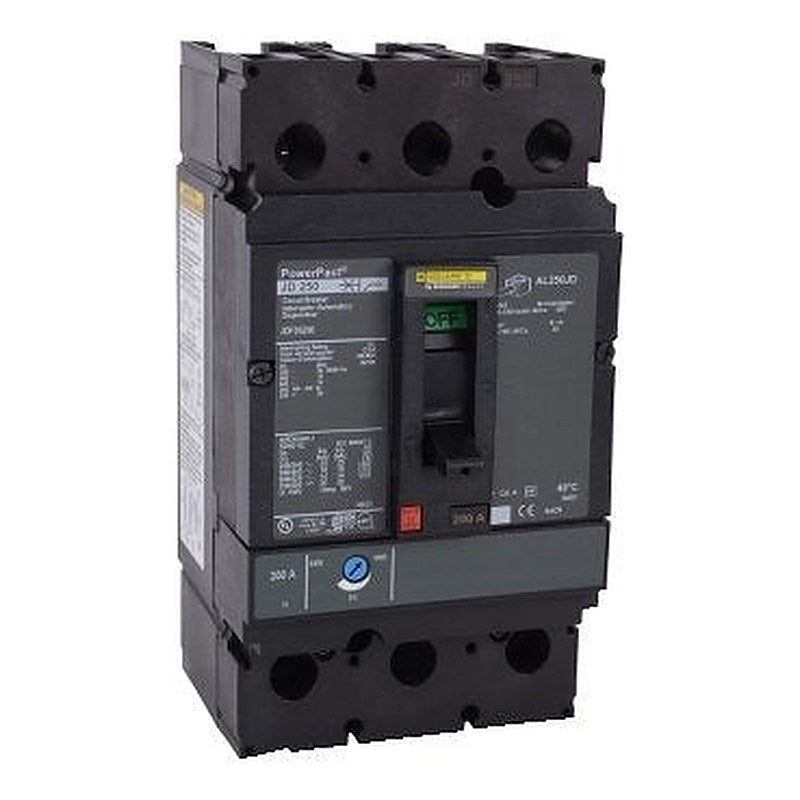 Circuit breaker, PowerPacT J, 200A, 2 pole, 600VAC, 14kA, busbar, thermal magnetic, 80% (Circuit breaker PowerPacT J) is a Schneider Electric product. Designed for reliable performance and long service life. Available across Iraq — contact us for pricing and delivery options.