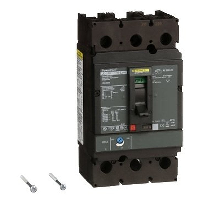 Circuit breaker, PowerPacT J, 200A, 2 pole, 600VAC, 14kA, lugs, thermal magnetic, 80% (Circuit breaker PowerPacT J) is a Schneider Electric product. Designed for reliable performance and long service life. Available across Iraq — contact us for pricing and delivery options.