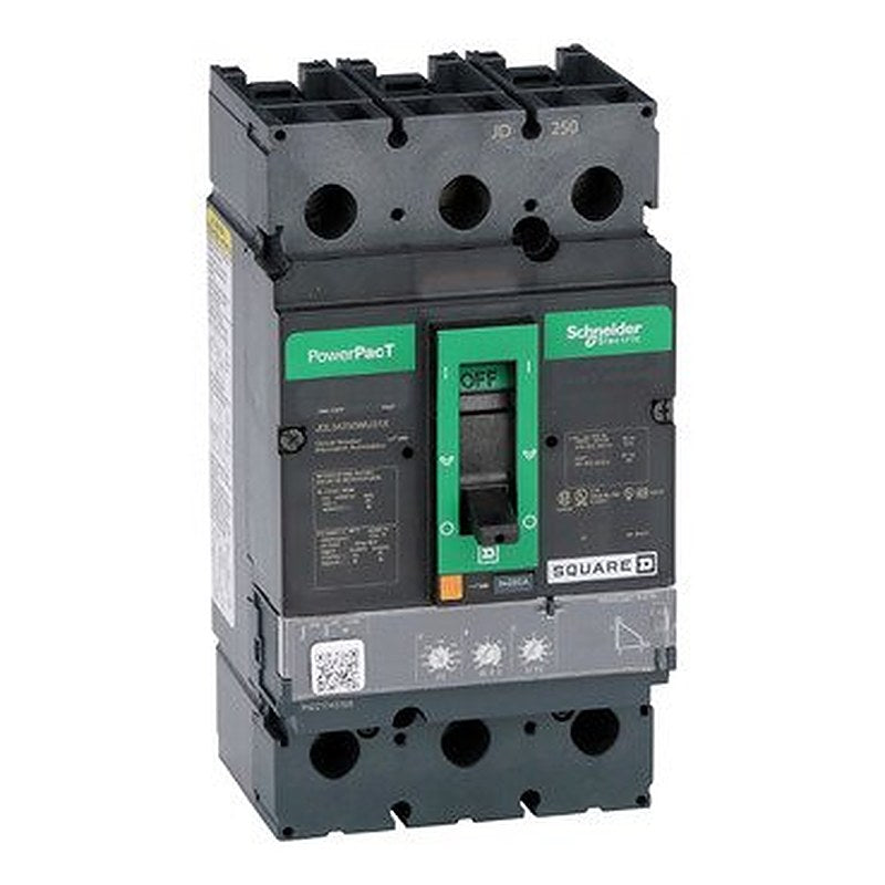 Circuit breaker, PowerPacT J, 250A, 3 pole, 480VAC, 18kA, lugs, Micrologic 3.2S-W, 80%, mission critical (Circuit breaker PowerPacT J) is a Schneider Electric product. Designed for reliable performance and long service life. Available across Iraq — contact us for pricing and delivery options.
