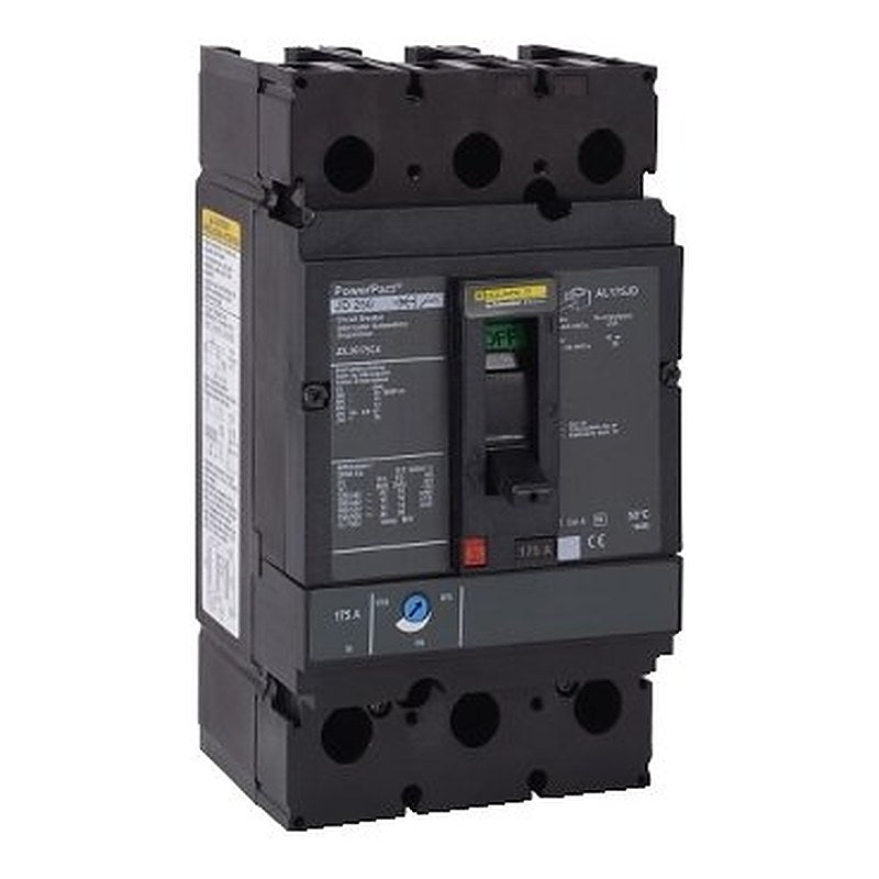 Circuit breaker, PowerPacT J, 175A, 3 pole, 600VAC, 14kA, lugs, thermal magnetic, 100%, 50 degree ambient (Circuit breaker PowerPacT J) is a Schneider Electric product. Designed for reliable performance and long service life. Available across Iraq — contact us for pricing and delivery options.