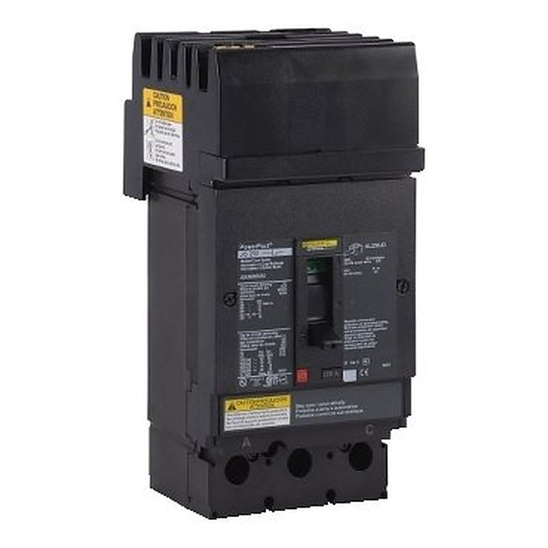 Automatic switch, PowerPacT J, 225A, 2 pole, 600VAC, 18kA, I-Line, magnetic, AC (Automatic switch PowerPacT J) is a Schneider Electric product. Designed for reliable performance and long service life. Available across Iraq — contact us for pricing and delivery options.