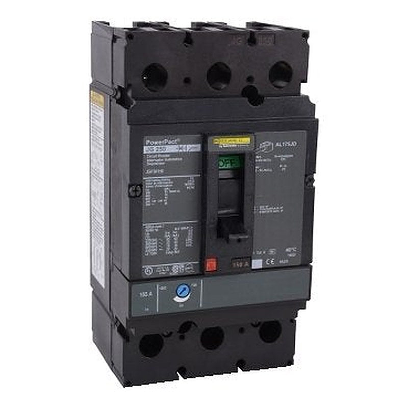 Circuit breaker, PowerPacT J, 250A, 3 pole, 600VAC, 18kA, busbar, thermal magnetic, 80% (Circuit breaker PowerPacT J) is a Schneider Electric product. Designed for reliable performance and long service life. Available across Iraq — contact us for pricing and delivery options.