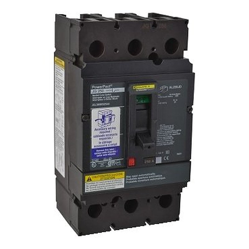Automatic switch, PowerPacT J, 250A, 3 pole, 600VAC, 18kA, lugs, magnetic, aux (Automatic switch PowerPacT J) is a Schneider Electric product. Designed for reliable performance and long service life. Available across Iraq — contact us for pricing and delivery options.