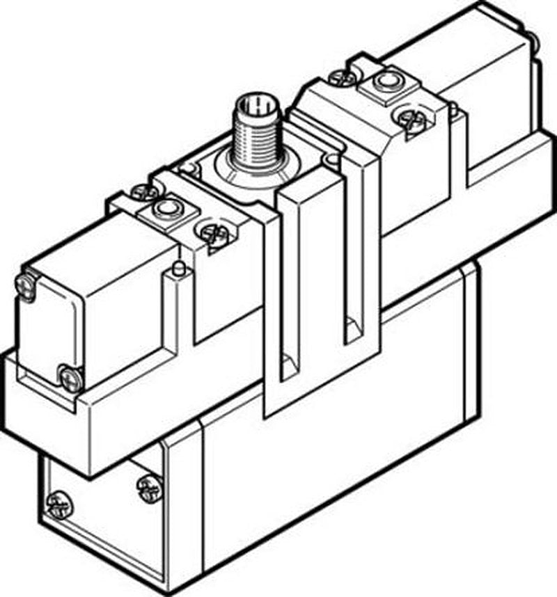 Festo Pneumatic Solenoid/Pilot-Operated Control Valve - Electric JMEBDH-5/2-D-3-ZSR-C Series 184510