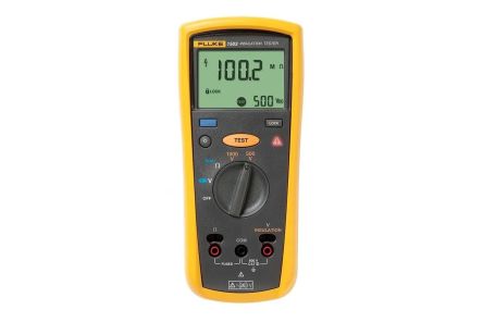 Fluke 1503 Insulation Tester, 500 V Min, 1000 V Max, 2000 mΩ CAT IV, CAT III