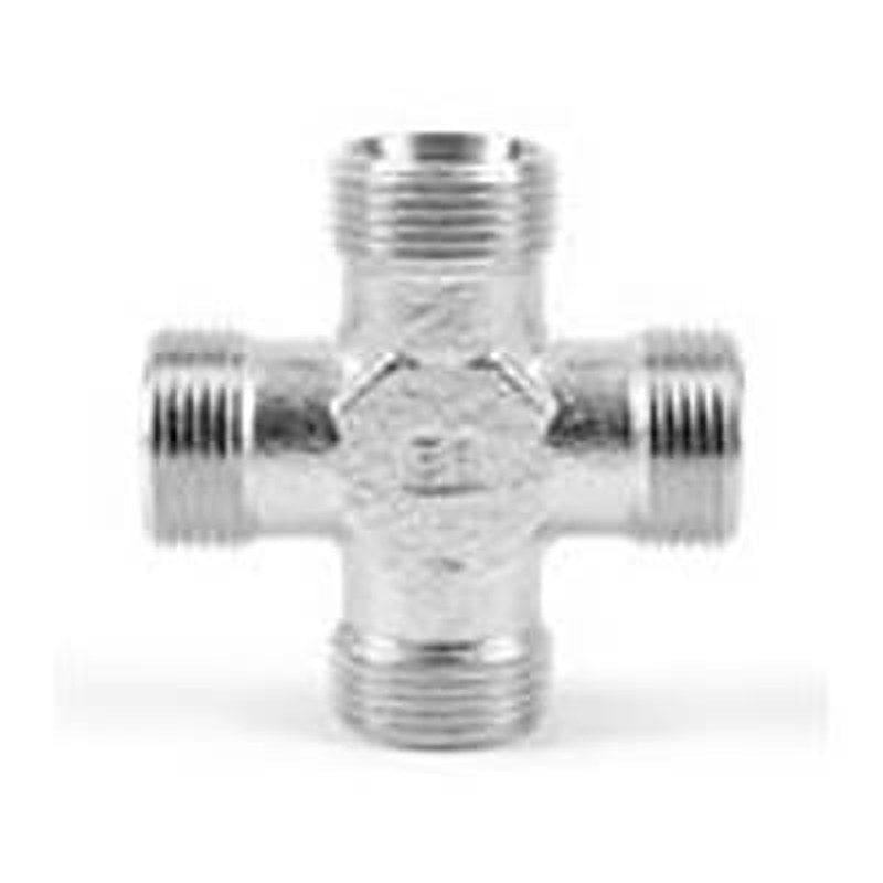 Parker K12LCFX Hydraulic Fitting Male, Bronze/316 Stainless Steel