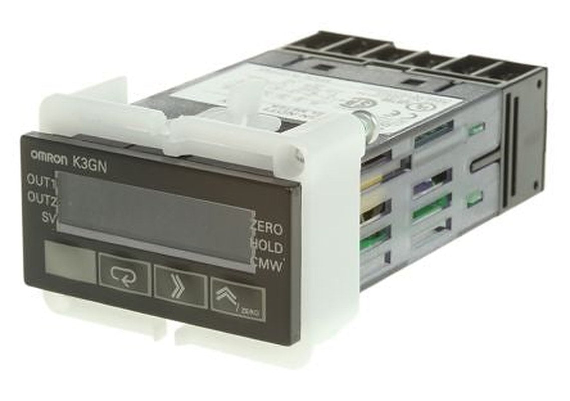 Omron K3GN LCD Digital Panel Multifunction Meter for Voltage, Current, 22 mm x 44.8 mm