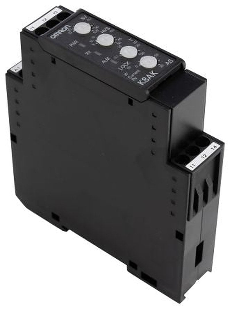 Omron Monitoring Relay, 1 Phase, SPDT, DIN Rail, 2mA to 500mA, 24 V dc, 24V ac