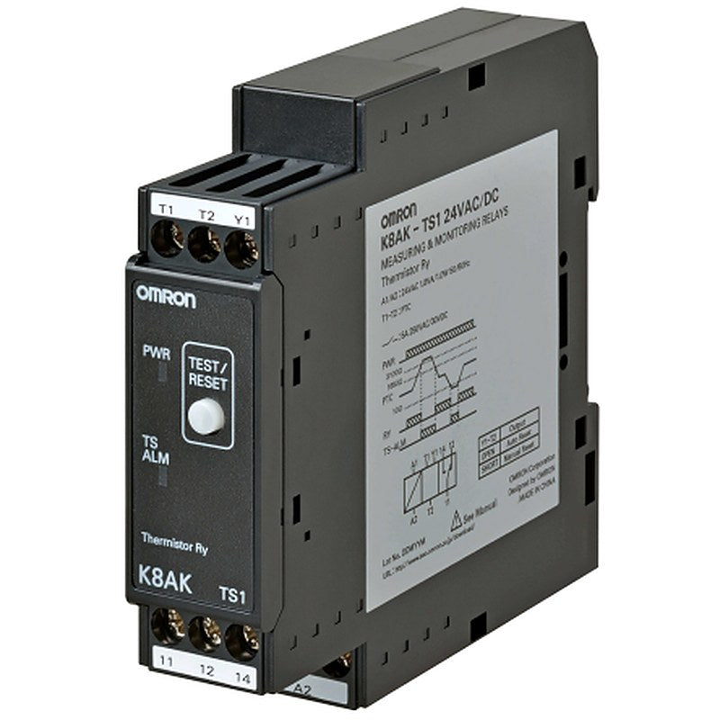 Omron Monitoring Relay, 1 Phase, SPDT, DIN Rail 100V ac, 240 V ac