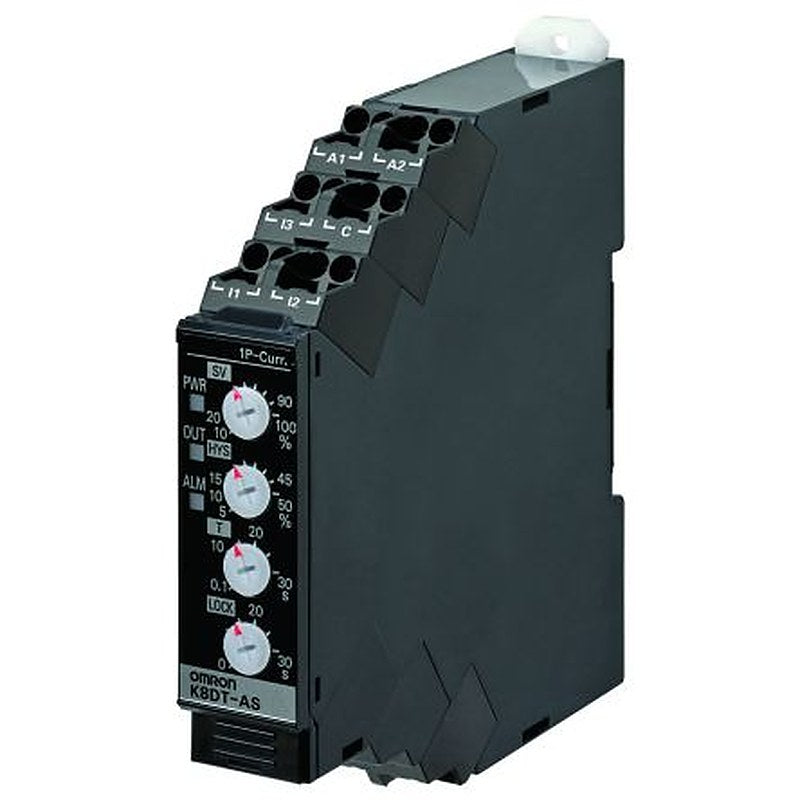 Omron Monitoring Relay, 1 Phase, SPDT, DIN Rail, 0.1A to 5A, 20.4→26.4 V