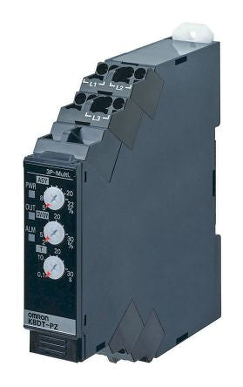Omron Monitoring Relay, 3 Phase, SPST, DIN Rail