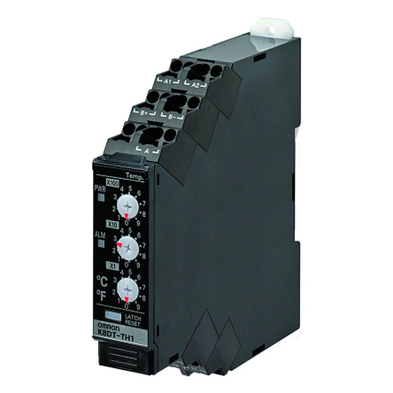 Omron Monitoring Relay, SPST, DIN Rail, Monitoring: 0 °C to 999 °C