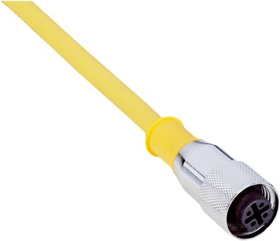 SICK Female 4 way 4-Pin Socket to Unterminated Free Cable End Connector Cable, 2 m