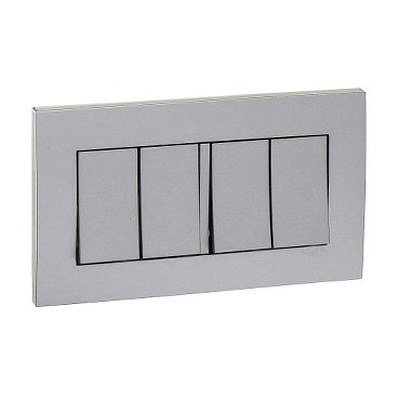 Switch, Vivce, 250V, 16AX, 4 gang, 1 way, aluminium silver (Switch Vivce) is a Schneider Electric product. Designed for reliable performance and long service life. Available across Iraq — contact us for pricing and delivery options.