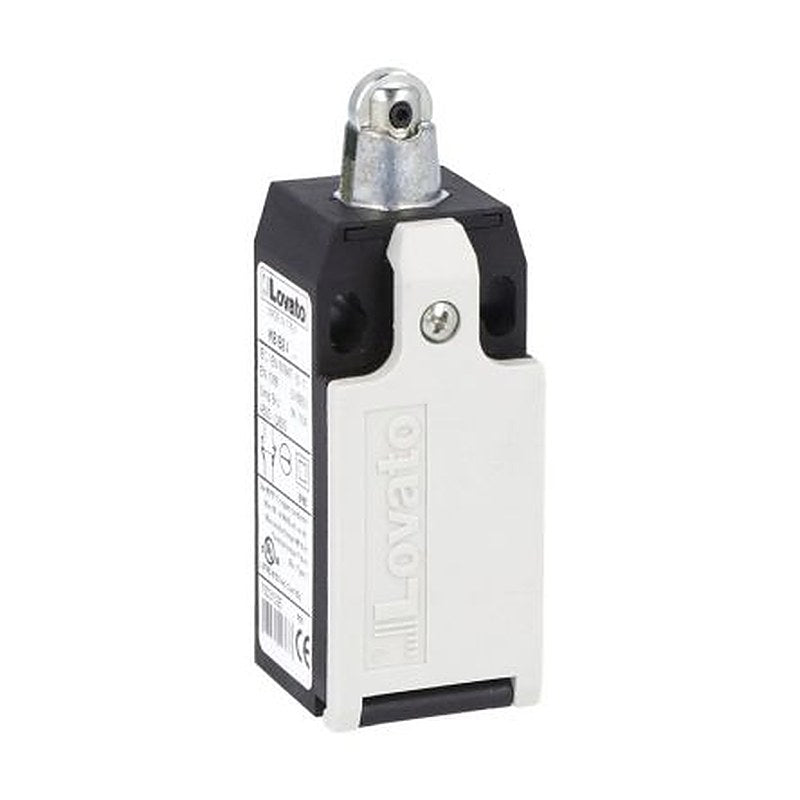 Lovato K Series Roller Plunger Limit Switch, IP65, IP20, Thermoplastic Housing, 690V ac, 10A