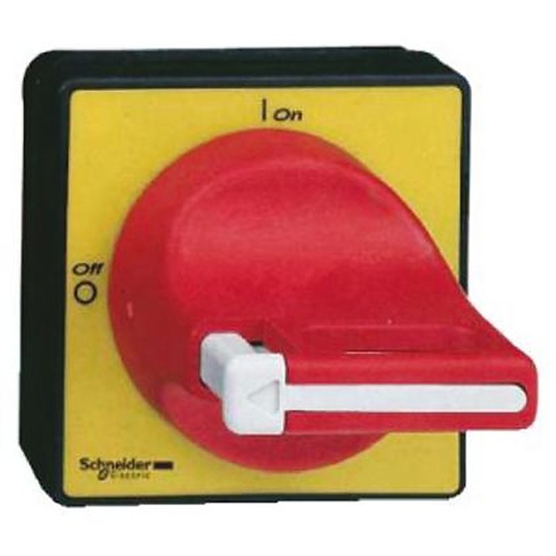 Schneider Electric Yellow Rotary Handle, 60 mm, TeSyS Vario Series