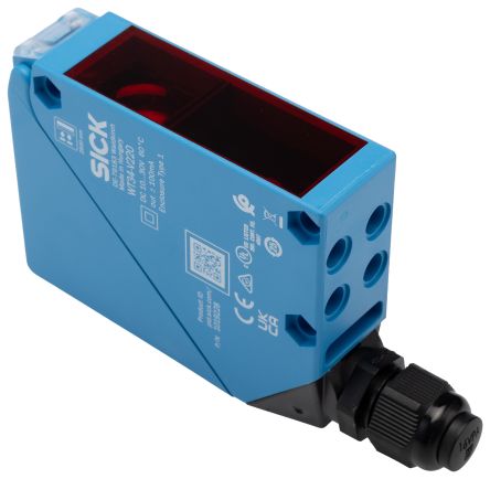 SICK Background Suppression Photoelectric Sensor, Rectangular Sensor