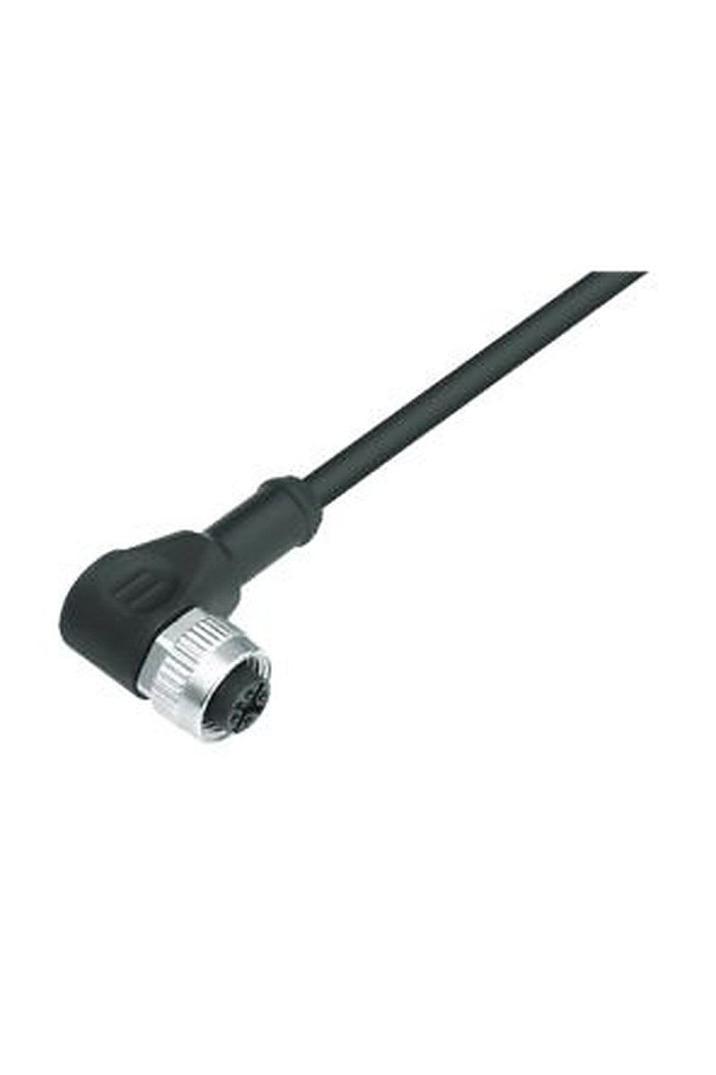 Leuze KD Series Cable, 4 Cores, 0.34 mm² CSA, Unscreened, 2000 mm, Black Polyvinyl Chloride Sheath