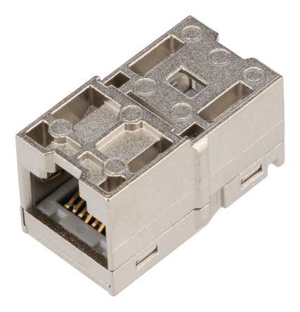 Phoenix Contact CUC-I-D1ZNI-S/R4GC8 Series 2 Port RJ45 360° Shielded Coupler