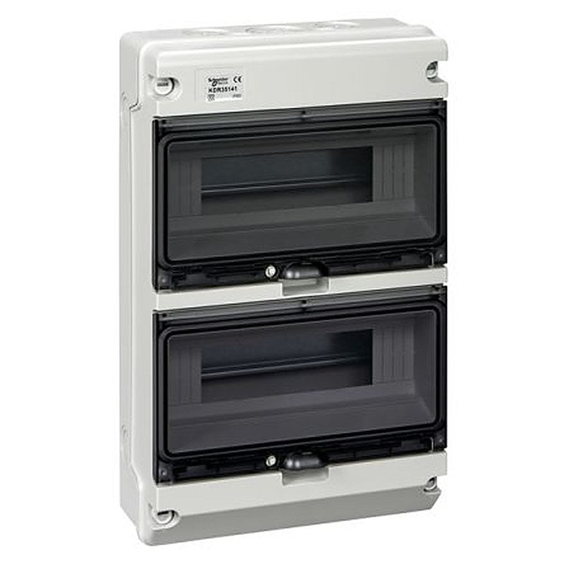 Schneider Electric Mureva Light Grey Polymer Back Box, IP65 125 mm 248mm 125 mm