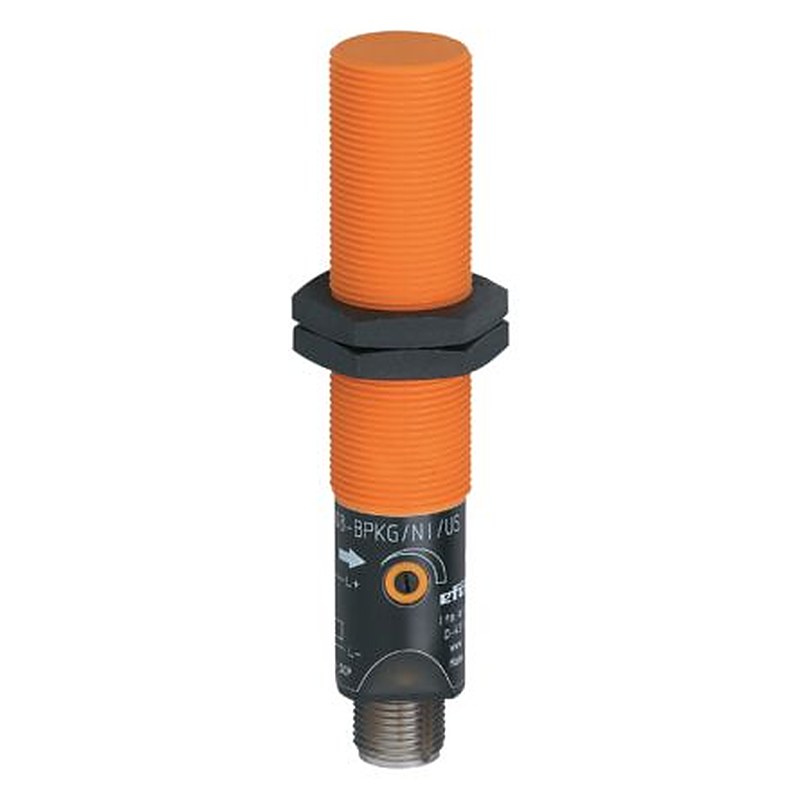 ifm electronic KG5057 Threaded Barrel Capacitive Proximity Sensor KG5 8 mm, M18 PNP 250mA 36V dc 36 V ac 36 V dc