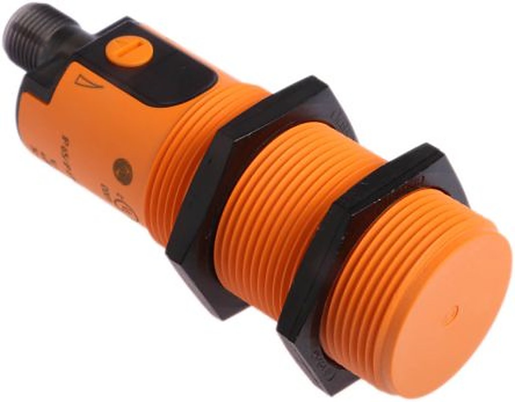 ifm electronic KI5309 Threaded Barrel Capacitive Proximity Sensor 40 mm, M30 x 1.5 PNP 22mA 30V 30 V dc