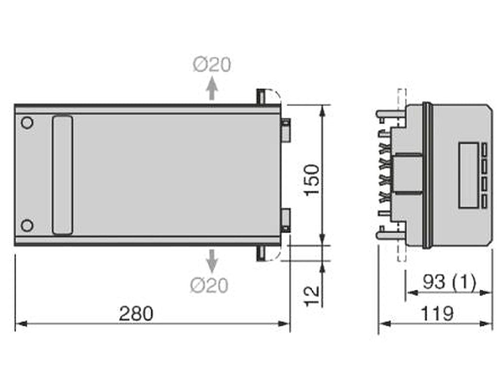 Schneider Electric Fuse Switch Disconnector, 3-Pole, 50A