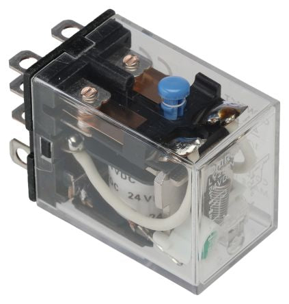 Omron Power Relay, 24V dc Coil, 10A Switching Current, DPDT